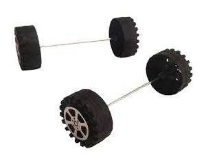 shaft plastic wheels
